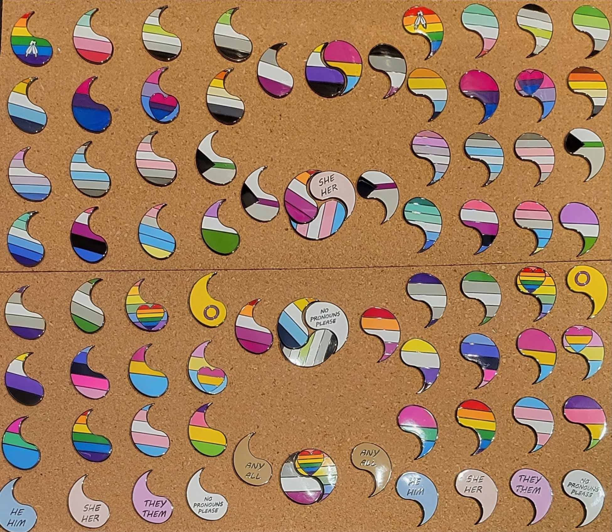 Progress Pride Buttons - 25 pack – All Are Welcome Here