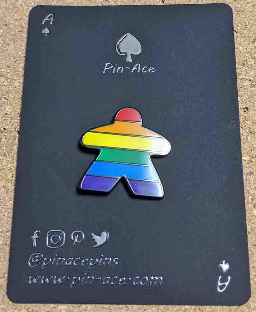 Pride Meeple Pin – Pin-Ace