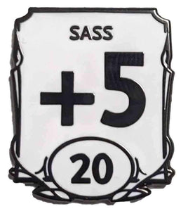 Sass D&D "Stat" Pin - Pin-Ace